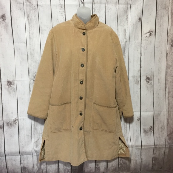 long corduroy coat